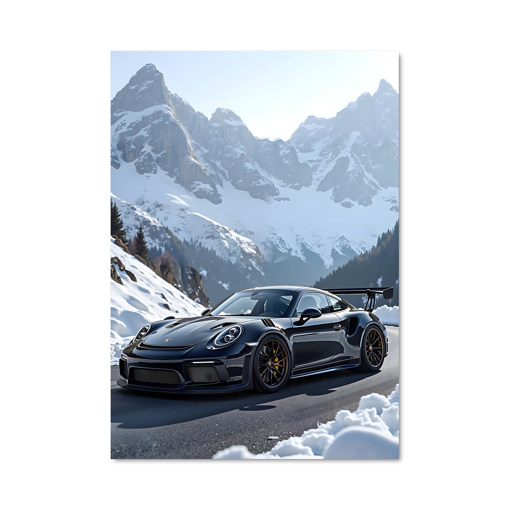 Poster extraordinaire voiture GT RS